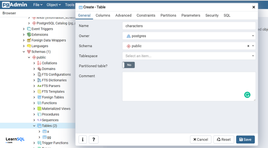 Come importare CSV in PostgreSQL usando PgAdmin