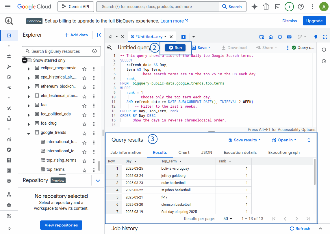 Come utilizzare Google BigQuery 