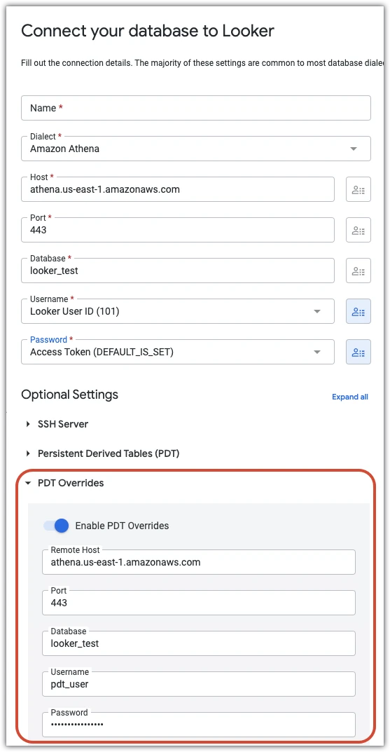 Integrazione di SQL con Looker per l'analisi dei dati