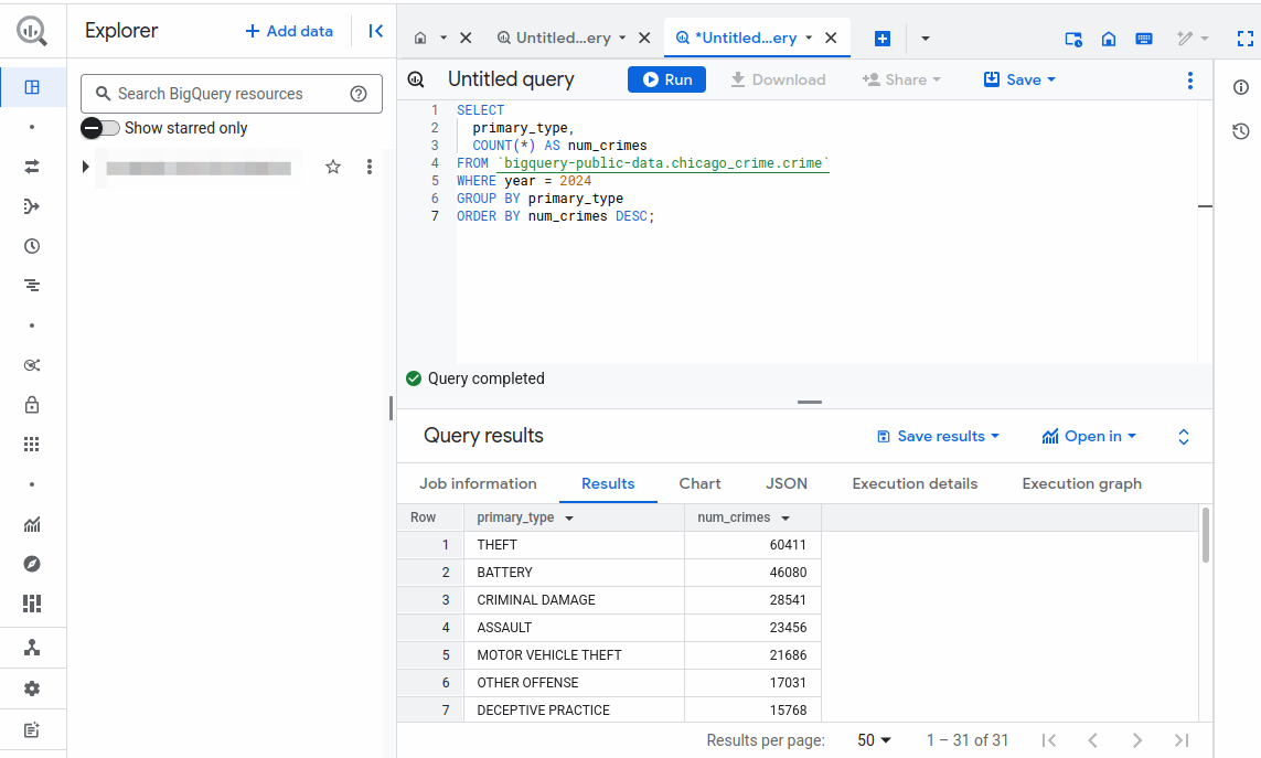 Creare un report con BigQuery e Looker